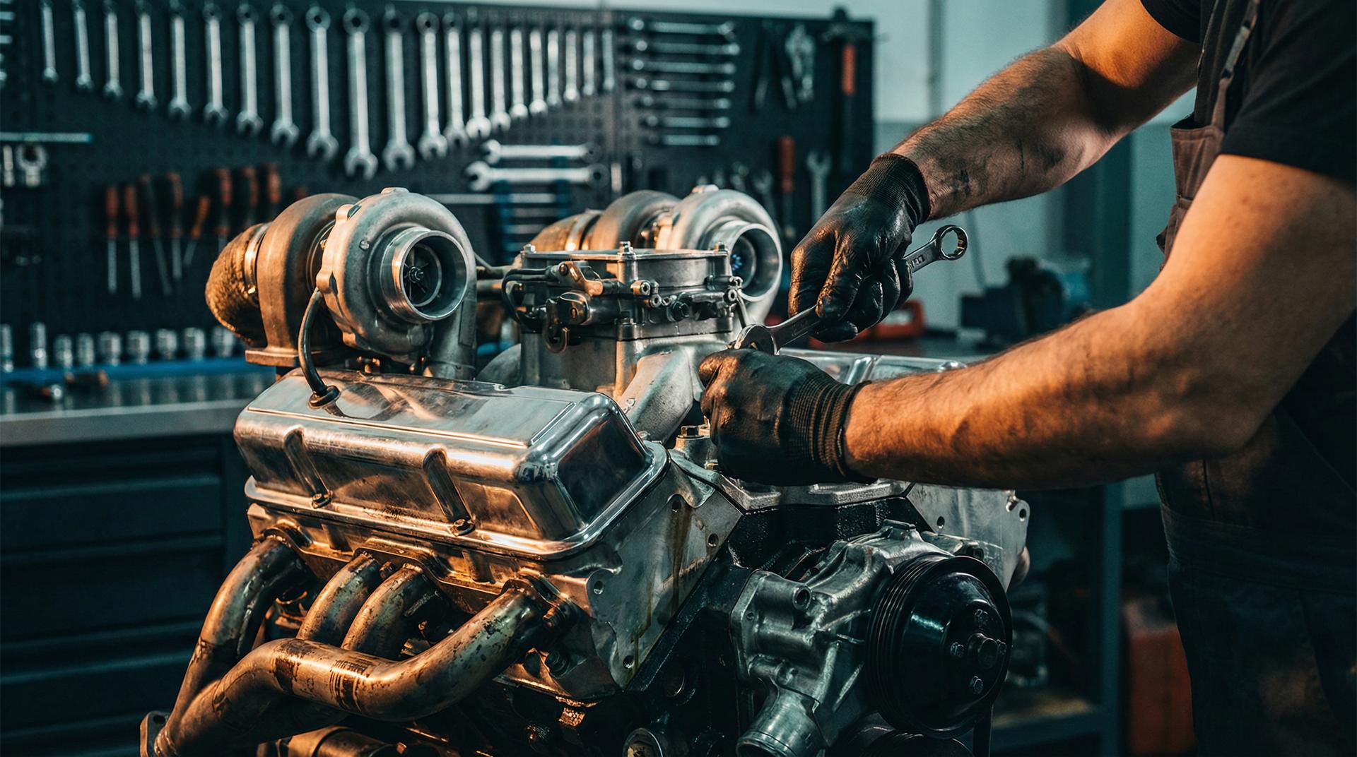 每日大赛修车视频 - 涡轮增压发动机拆解